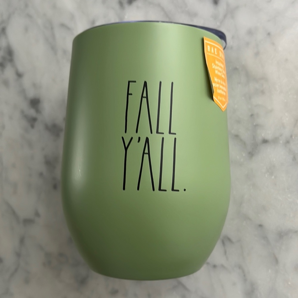 Rae Dunn insulated stainless steel wine tumbler